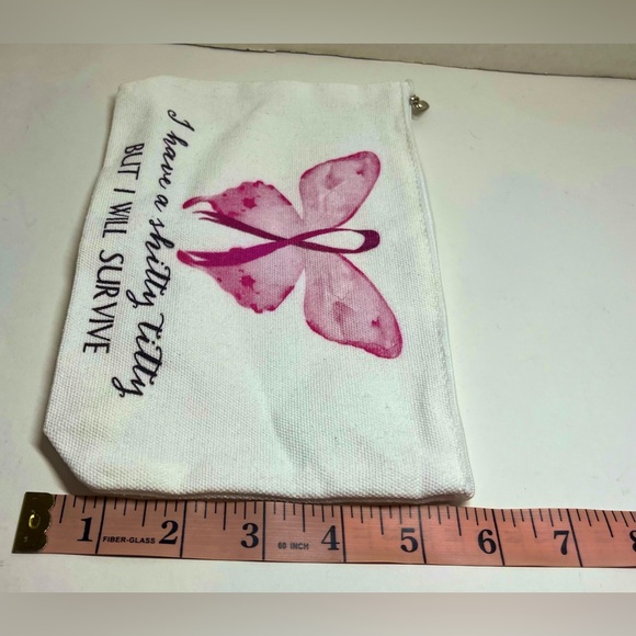 BRAND NEW - BREAST CANCER AWARENESS BUNDLE (TRAVEL MUG/KEYCHAIN/ZIPPER POUCH) - Picture 9 of 9